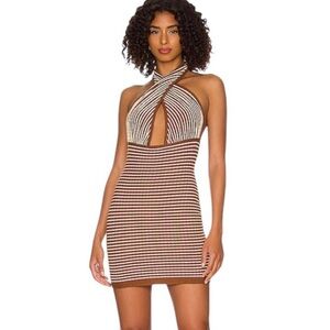 NWT Callahan ( a REVOLVE brand) Women’s Mimi‎ Knit Mini Dress Summer Resort